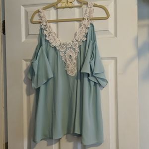 Jealous Tomato Cold Shoulder Top